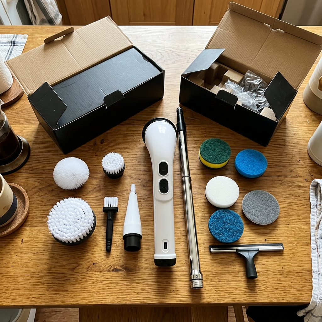 Kit PowerClean360 completo recién llegado a casa